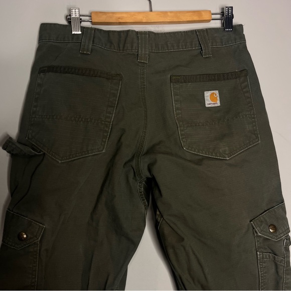 Carhartt Relaxed Straight Ripstop Double-Front Cargo Utility Pants, 32x32 - Picture 7 of 11